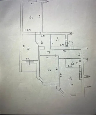 Exclusive! No analogues! Residential complex Sokolniki, 3-room apartment,