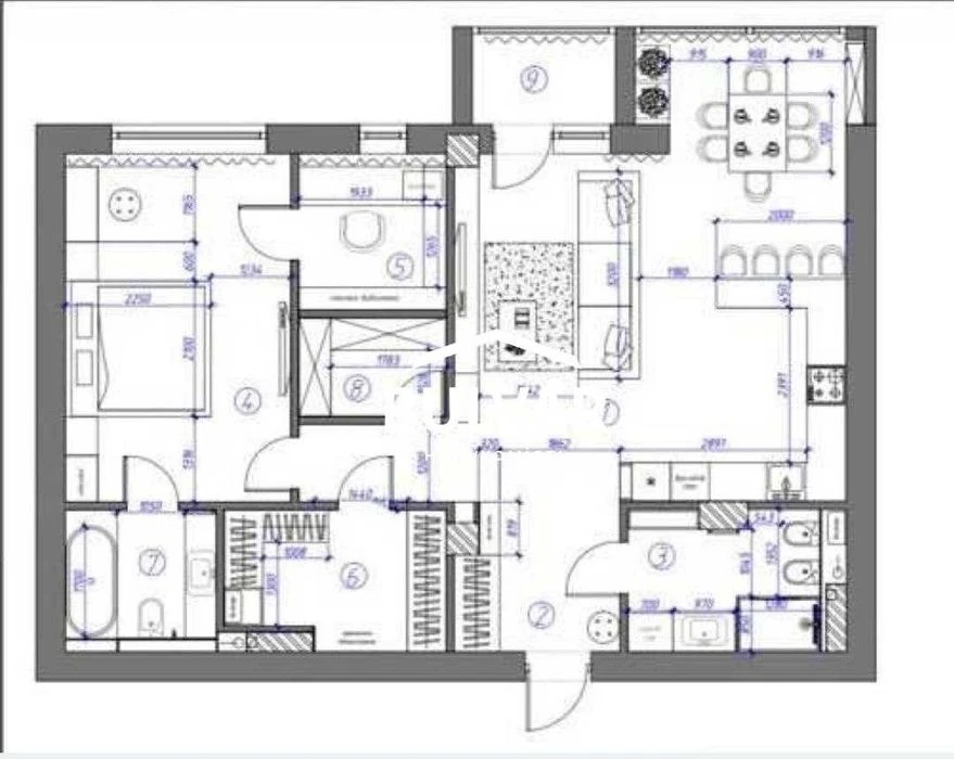 Residential Complex Residence‼️2-room apartment - 95 m2‼️ New building Center Sha