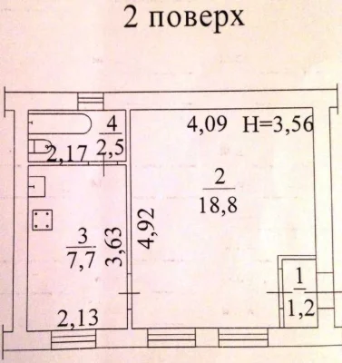 1-комнатная квартира в центре возле парка Шевченко. Идеально п