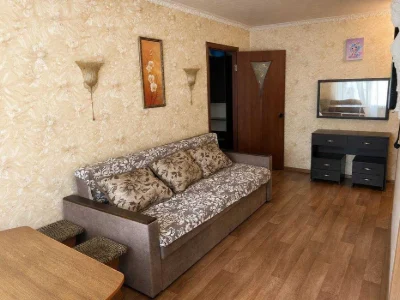 Selling a 2-room apartment near Levada metro station, Sportivnaya street, and Gaga Avenue.