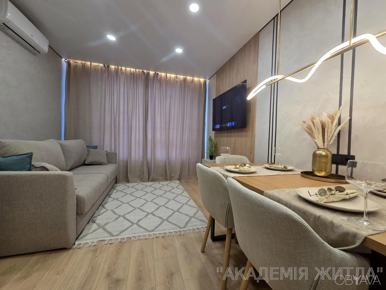 1-комнатная квартира, 44 м.кв.