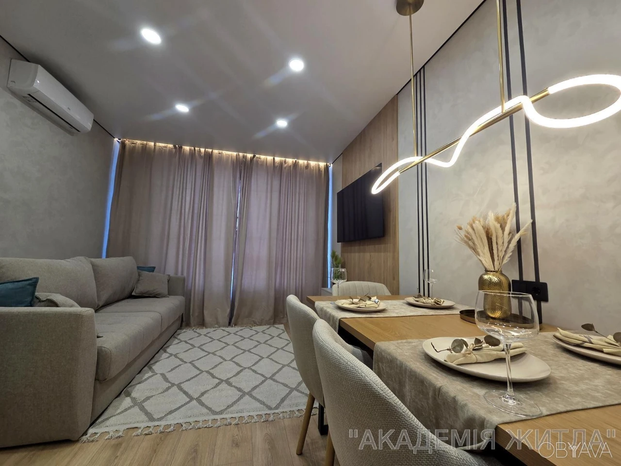 1-комнатная квартира, 44 м.кв.