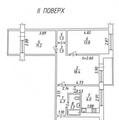 3-х ком.кв. 2/9 эт. в газовом кирпичном доме по ул.
