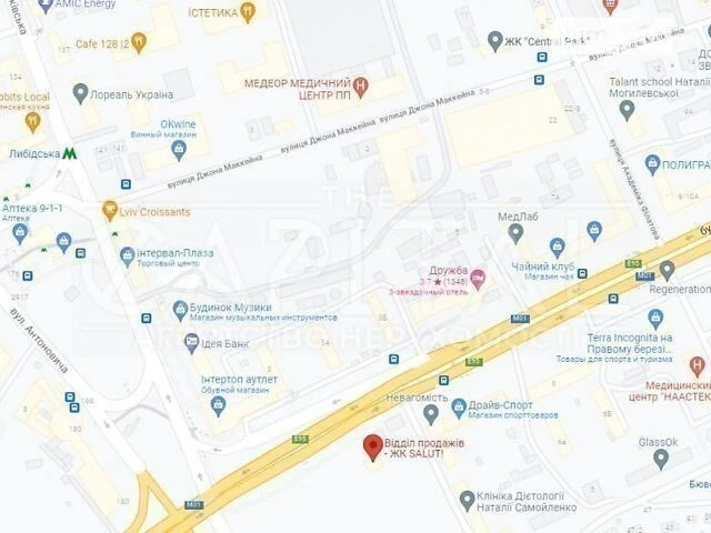 Sale of 2-room apartment 77 sq. m. on Mykola Mikhnovsky Blvd. 2 •