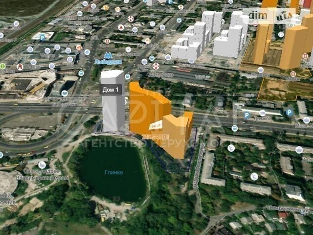 Sale of 2-room apartment 77 sq. m. on Mykola Mikhnovsky Blvd. 2 •