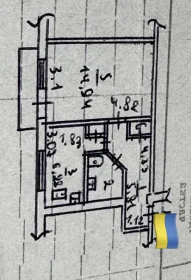 One-room apartment from the owner