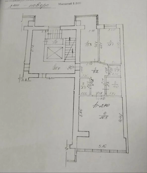 For sale 2-room apartment 69.30 m² 2/10ts Ryasne 2 Velichkovsk st.