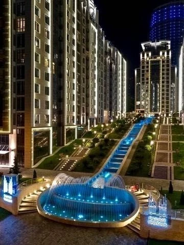 Residential complex Boulevard Fountains. Sapper Field 5. Modern designer design