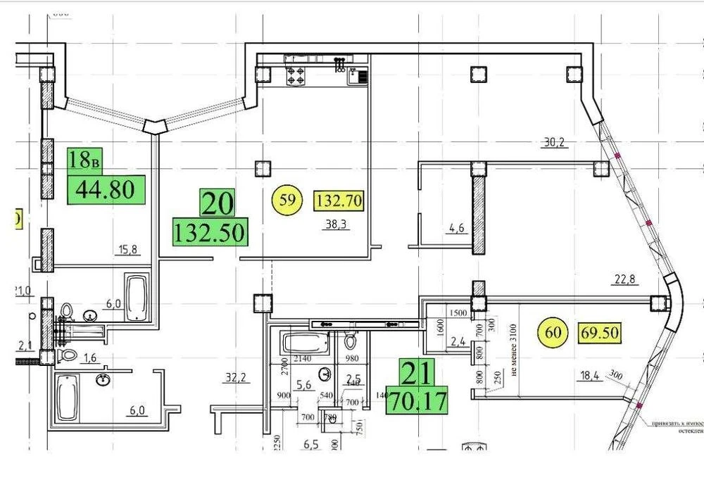 770 $/м2 , Квартира или Офис Жк Париж ,Французский бульвар,