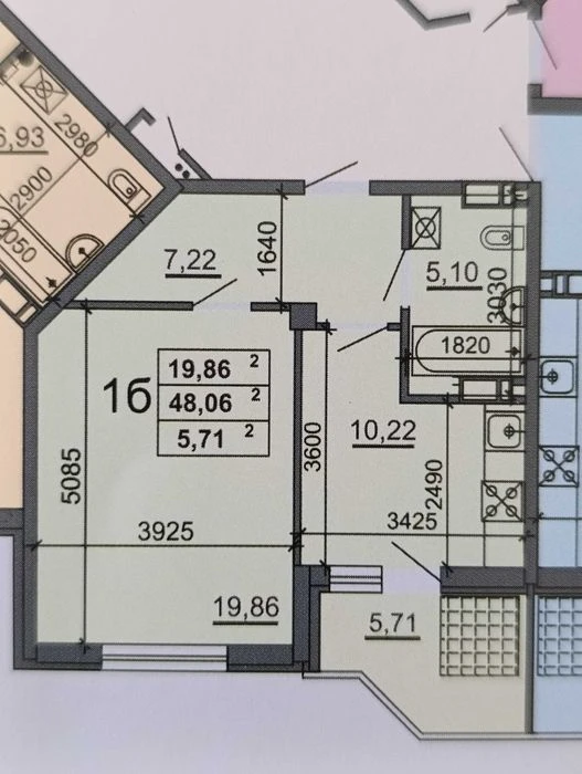 Продається Квартира 1к 48м р-н Митниця, вул. Жужоми 1
