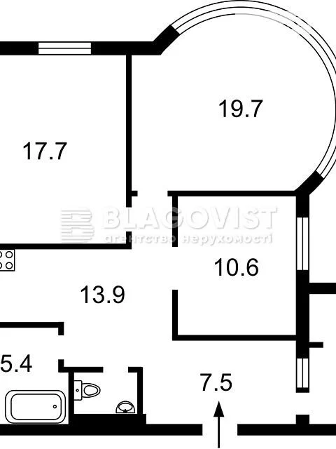 Продаж 3к квартири 81 кв. м на вул. Академіка Шалімова 35А •