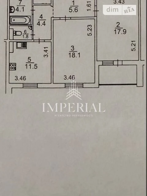 Sale of 2-room apartment 66 sq. m on Serhiy Danchenko St. 5 • ID 3