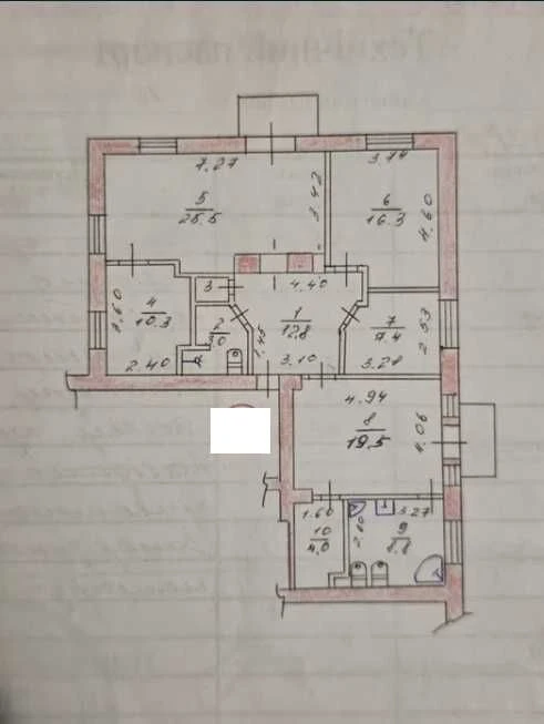 Renovated apartment 110 sq.m., Myru St.