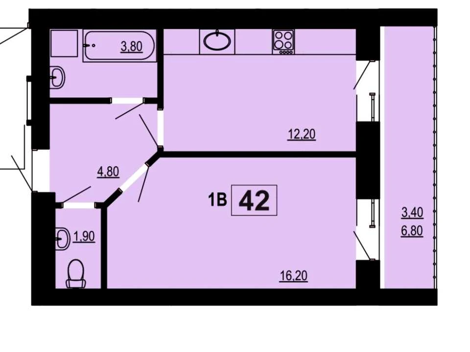 Apartment. Ivano-Frankivsk, Halytska St., (Building 1)