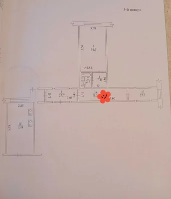 One-room apartment for sale on Ivan Karkacha Blvd.