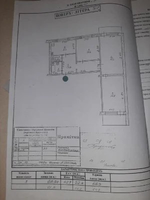 I will sell 3 square meters. 5/9 Sand owner