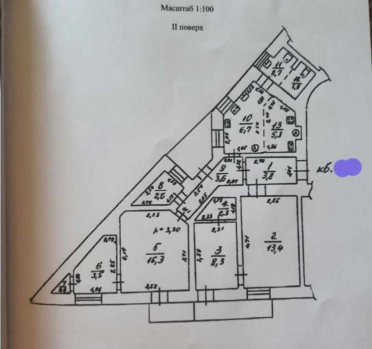3-х комнатная квартира в исторической части города