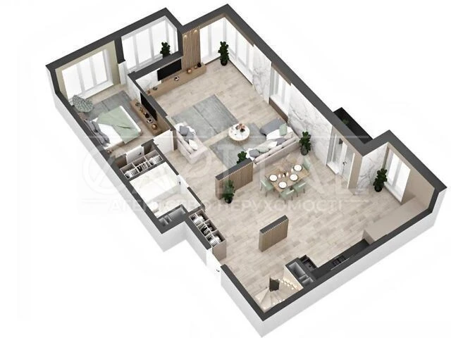 Продаж 5к квартири 229 кв. м на вул. Мокра 8-10 • ID 3471875