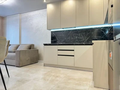 Large 1-room apartment with renovation, developed infrastructure 8