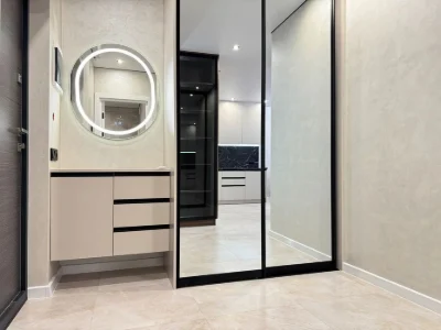 Large 1-room apartment with renovation, developed infrastructure 8