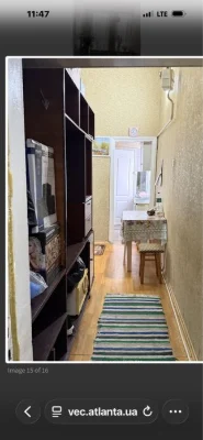 A cozy 2-room apartment near the Pryvoz market is for sale
