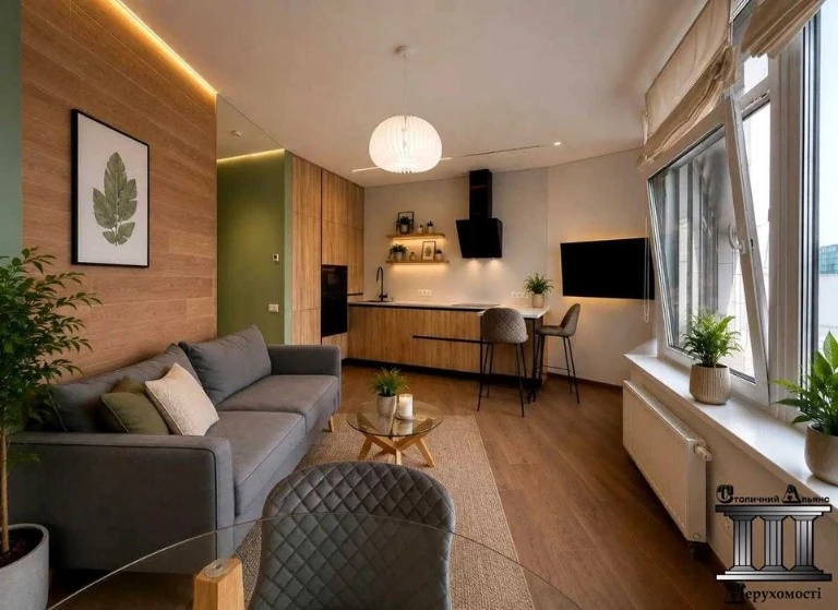 2-room apartment with a view of the Center, 80 sq m, Manhattan residential complex,
