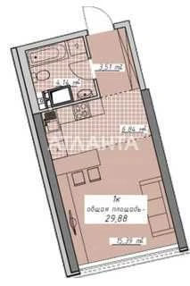 1-комнатная квартира с Ремонтом и Мебелью ЖК Атмосфера Аркад