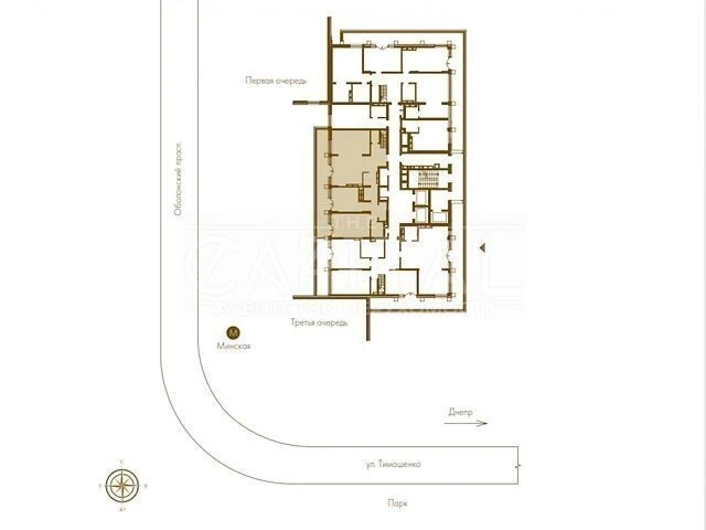 Sale of 3-room apartment 173 sq. m on Obolonskyi Avenue 26 • ID 3