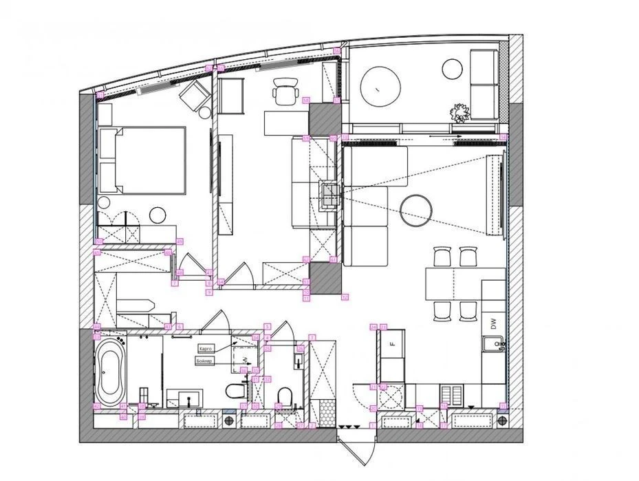 Sale of an exclusive 2-room apartment in the Taryan Towers residential complex