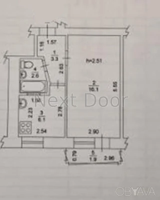 1-room apartment, 30 sq.m.