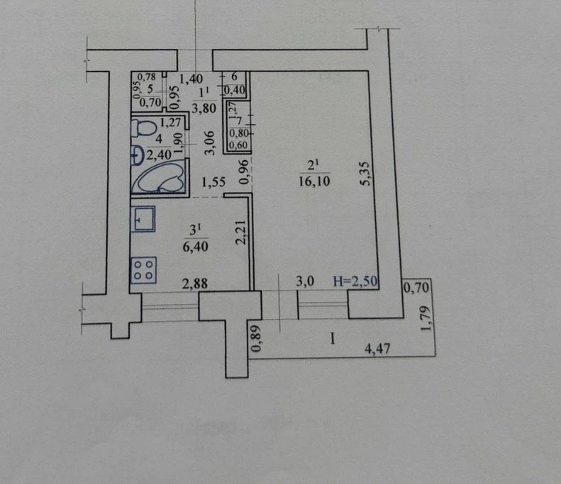 One-room apartment for sale. Malysheva.