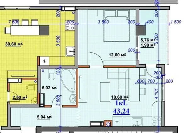 продаж 1-кім в новобудові з ремонтом. Пасічна