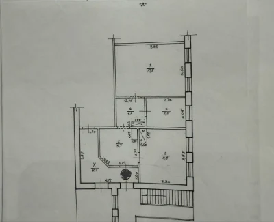 For sale! 2-room apartment in the center