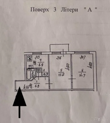 2-кімнатна квартира, 47 кв.