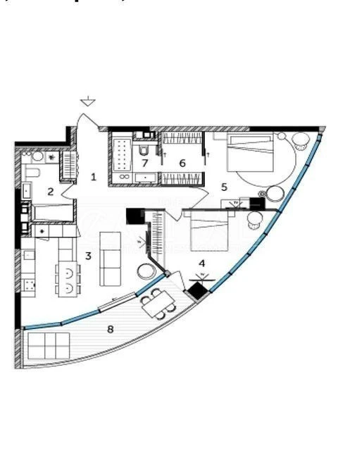 Sale of 3-room apartment 94 sq. m on ul. Ioanna Pavla II 12 • ID