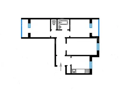 For sale 3-room apartment 72 sq. m on Urlivska Street 1/8 • ID 34569