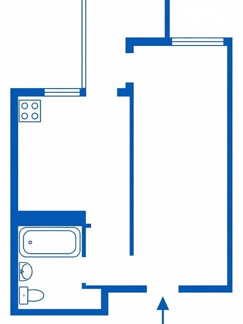 Продаж 1к квартири 42 кв. м на вул. Зарічна 4 • ID 34683135