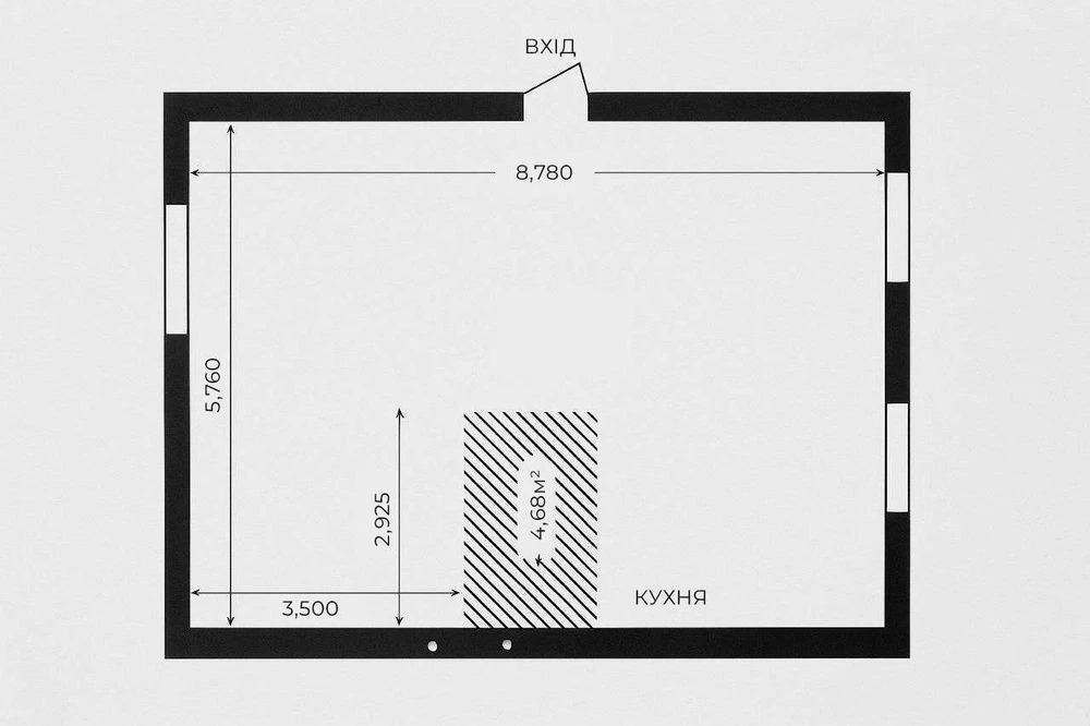 Two-room apartment for sale in the Liverpool House residential complex